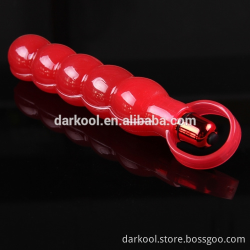 DN031/Hot anal beads vibrator adult sex products for women vagina electric shock anal plug